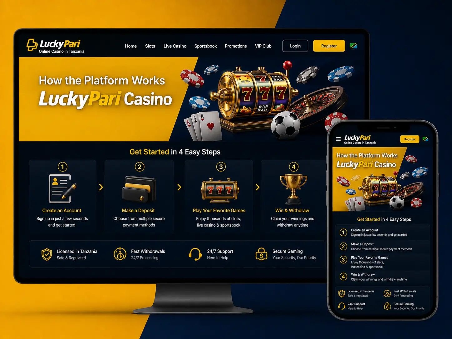 LuckyPari Tanzania: Platform Breakdown and How It Works